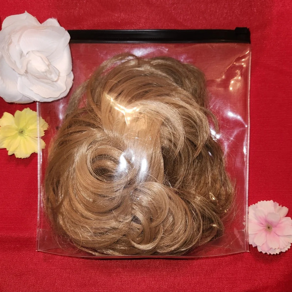 NWT Synthetic Blonde Hair Piece Set of 2 - Picture 2 of 6